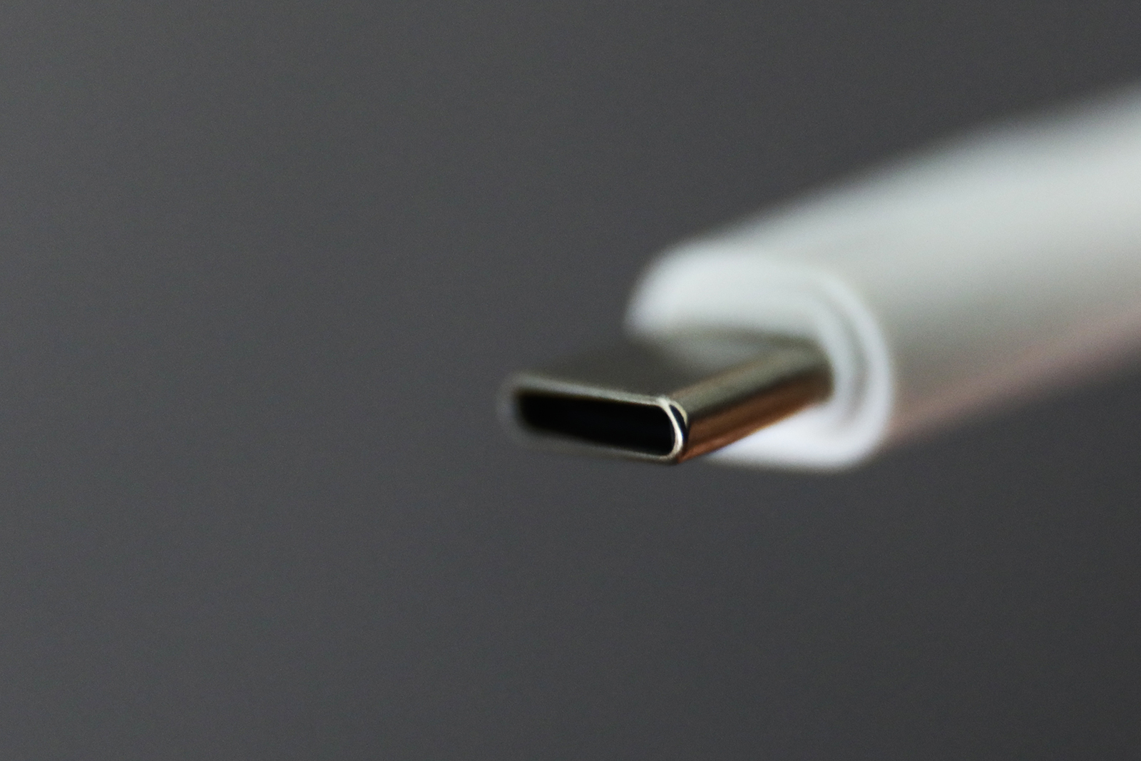 A USB-C cable is seen in Krakow, Poland on September 11. 