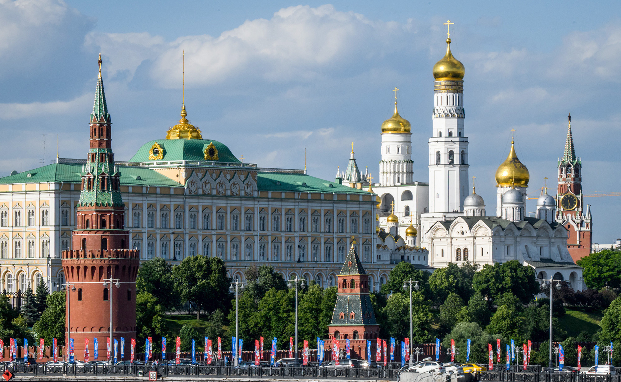 The Kremlin in Moscow, Russia, on June 14, 2018. 