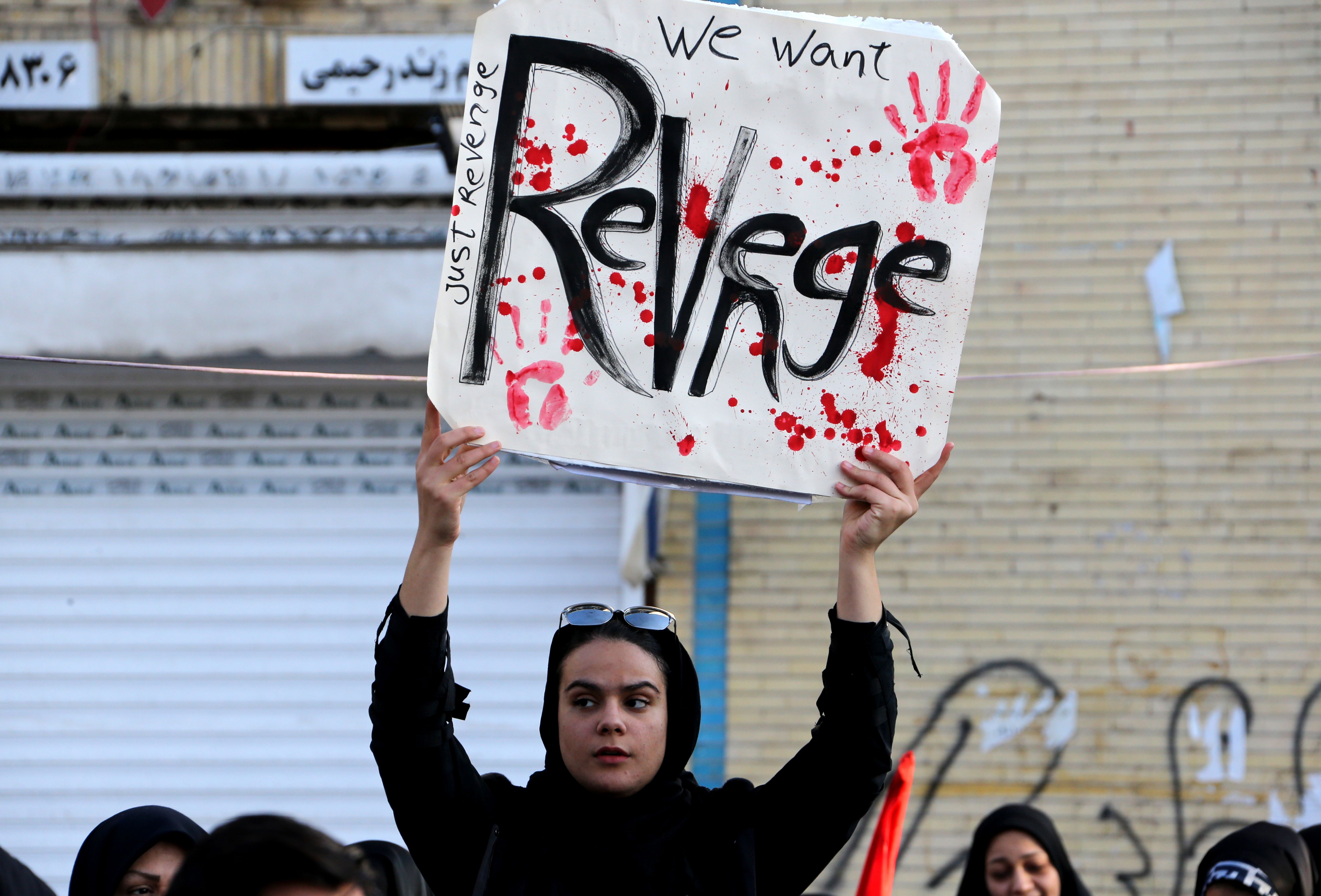 Some Iranians are calling for a harsh revenge. 