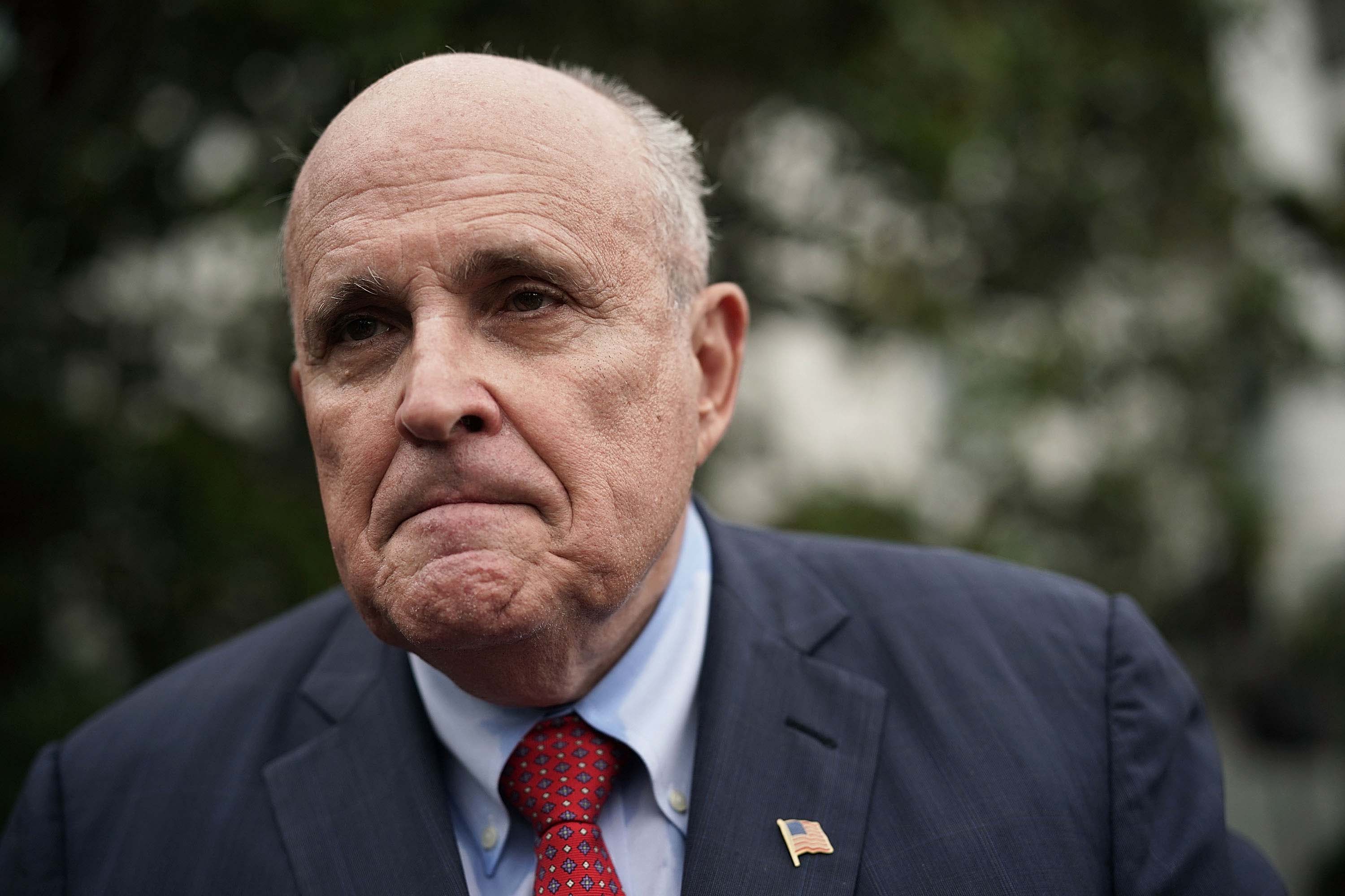 Rudy Giuliani pictured in May 30, 2018.