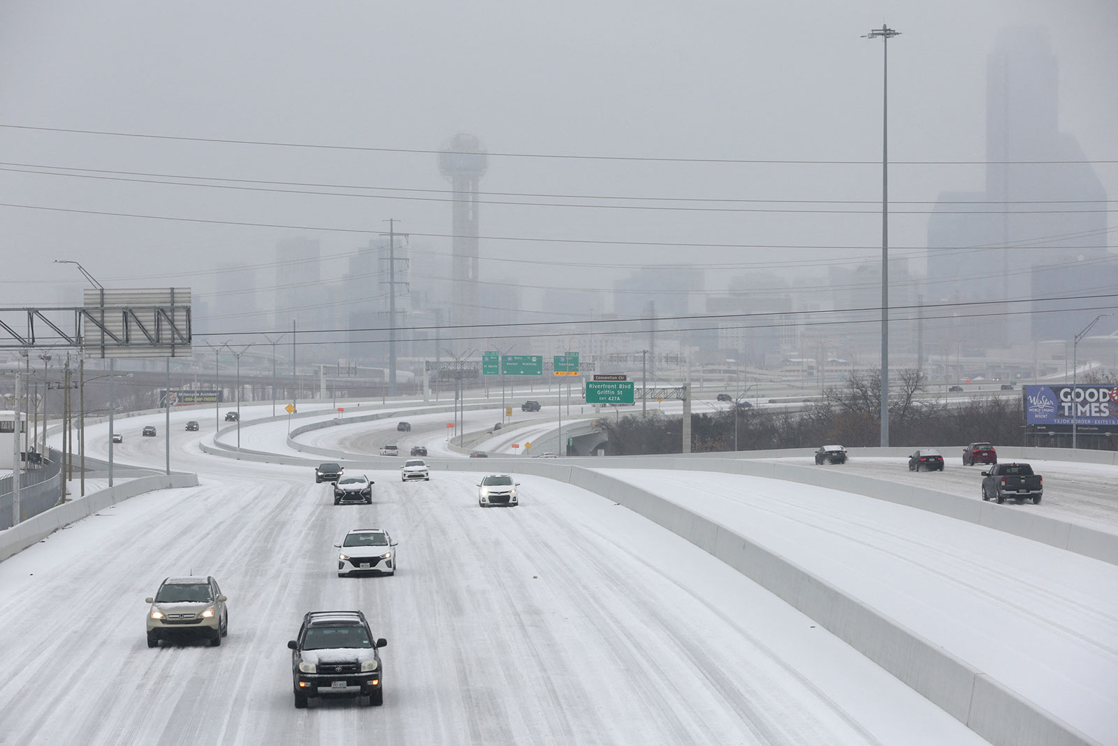 Ice storm hits the South and central US