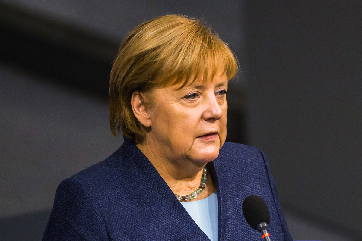 German Chancellor Angela Merkel speaks in the Bundestag in Berlin on December 16, 2020.