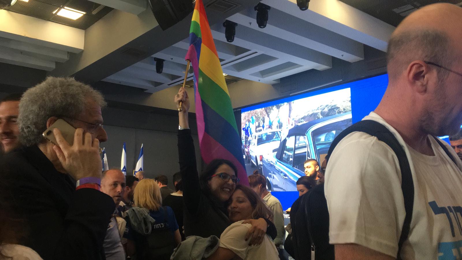 Zehorit, 43 (holding the rainbow flag): “We won, this means finally equality for LGBT in Israel! I feel that I am an equal citizen in Israel now.”