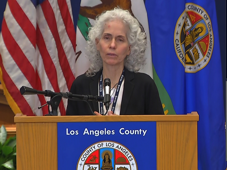 Los Angeles Country Health Director Barbara Ferrer