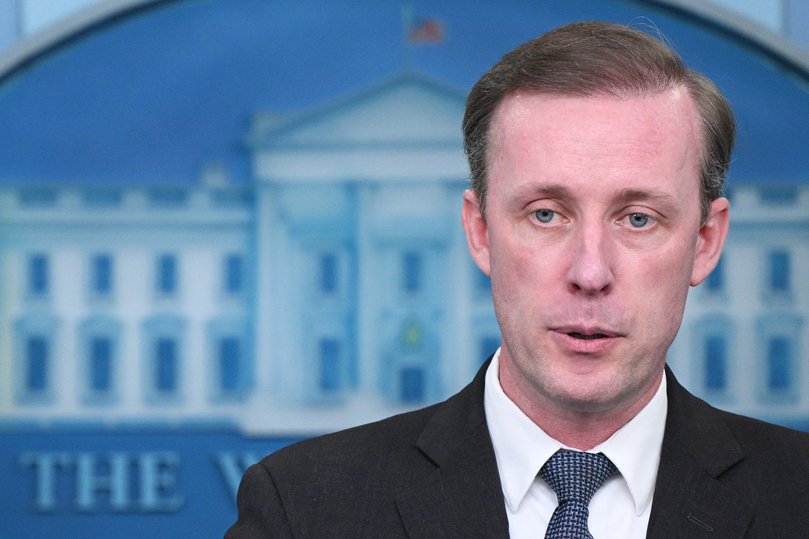U.S. National Security Advisor Jake Sullivan at the White House in Washington, DC, on May 13.