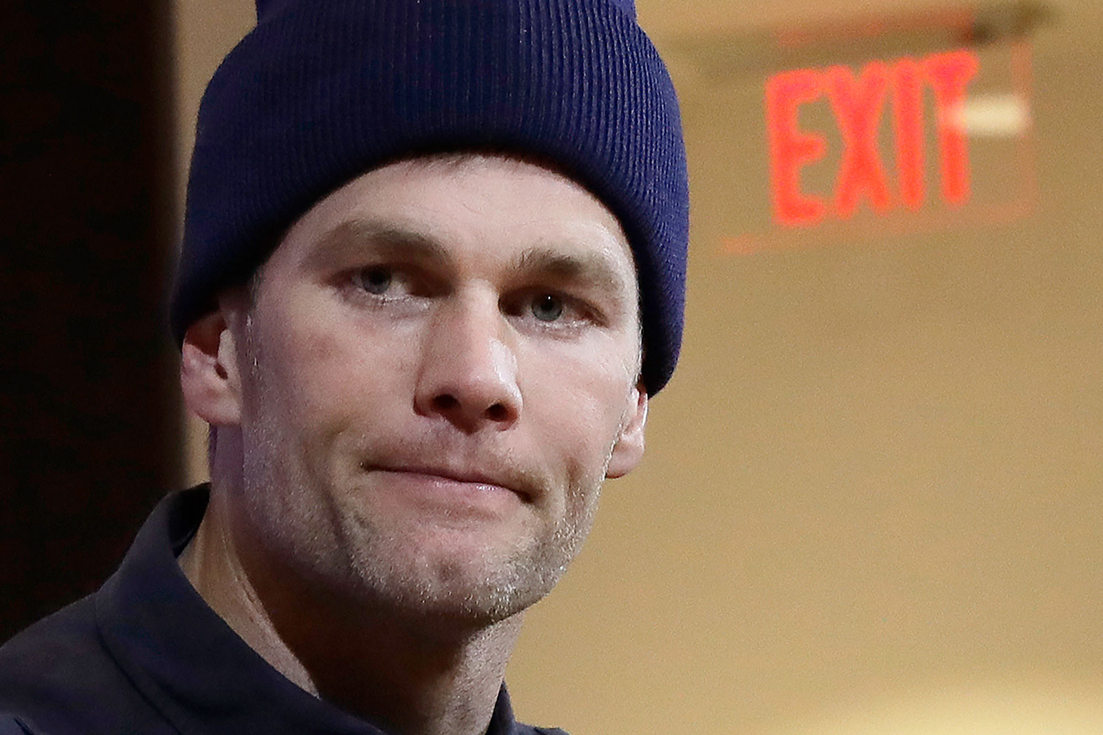 NFL quarterback Tom Brady on January 4 in Foxborough, Massachusetts.