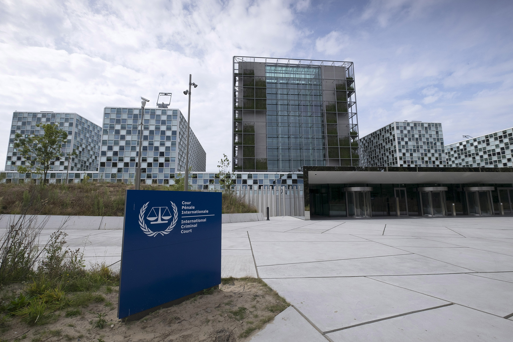The International Criminal Court building in The Hague, Netherlands, July 30, 2016.