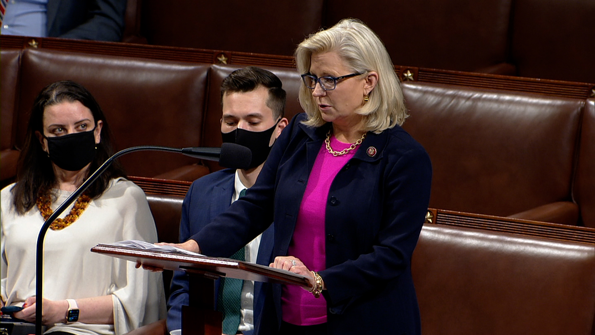 Rep Liz Cheney Reads Texts Sent To Mark Meadows On Jan 6 During Contempt Vote Debate 