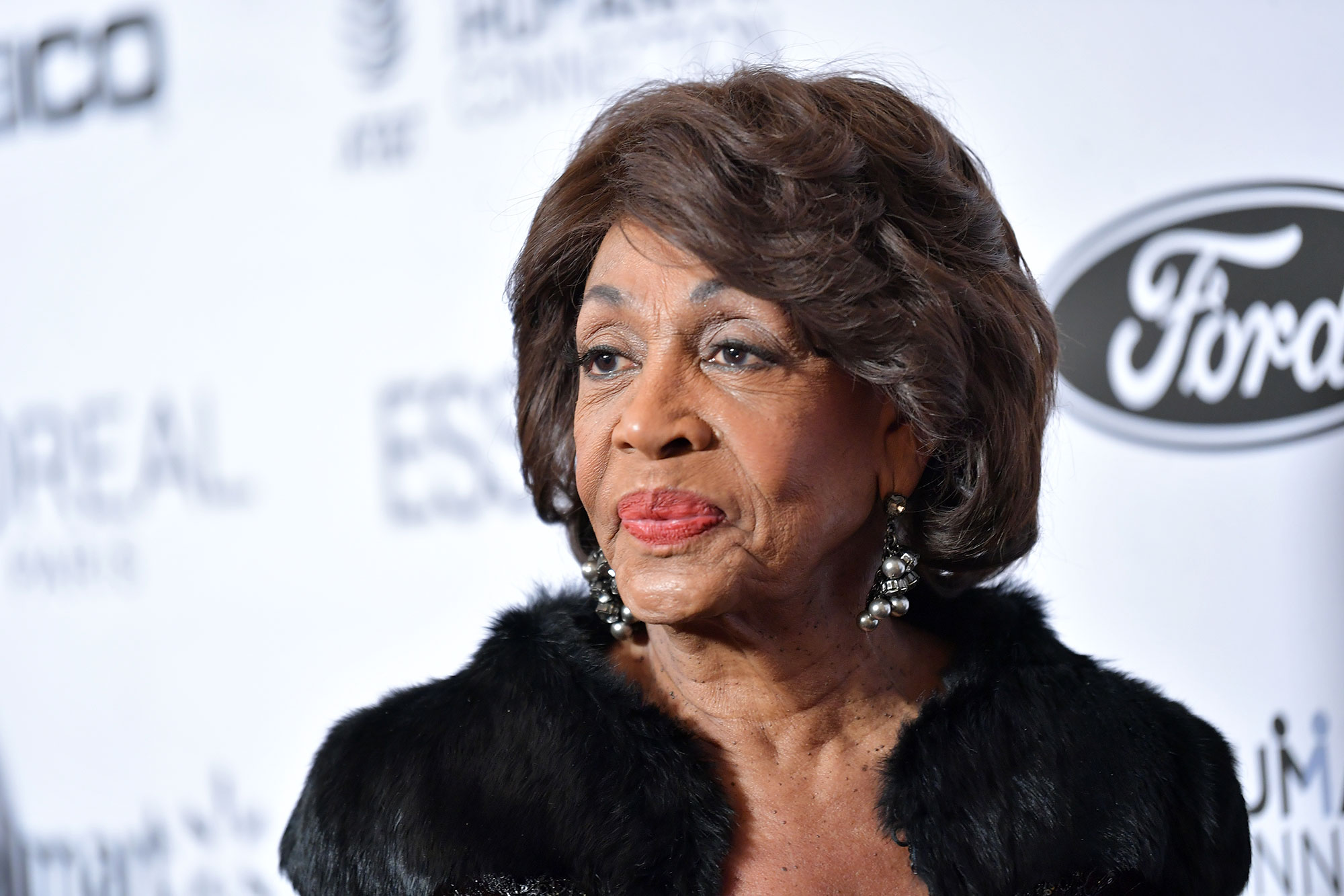 In this file photo, Congresswoman Maxine Waters attends 2019 Essence Black Women In Hollywood Awards in Beverly Hills, California.