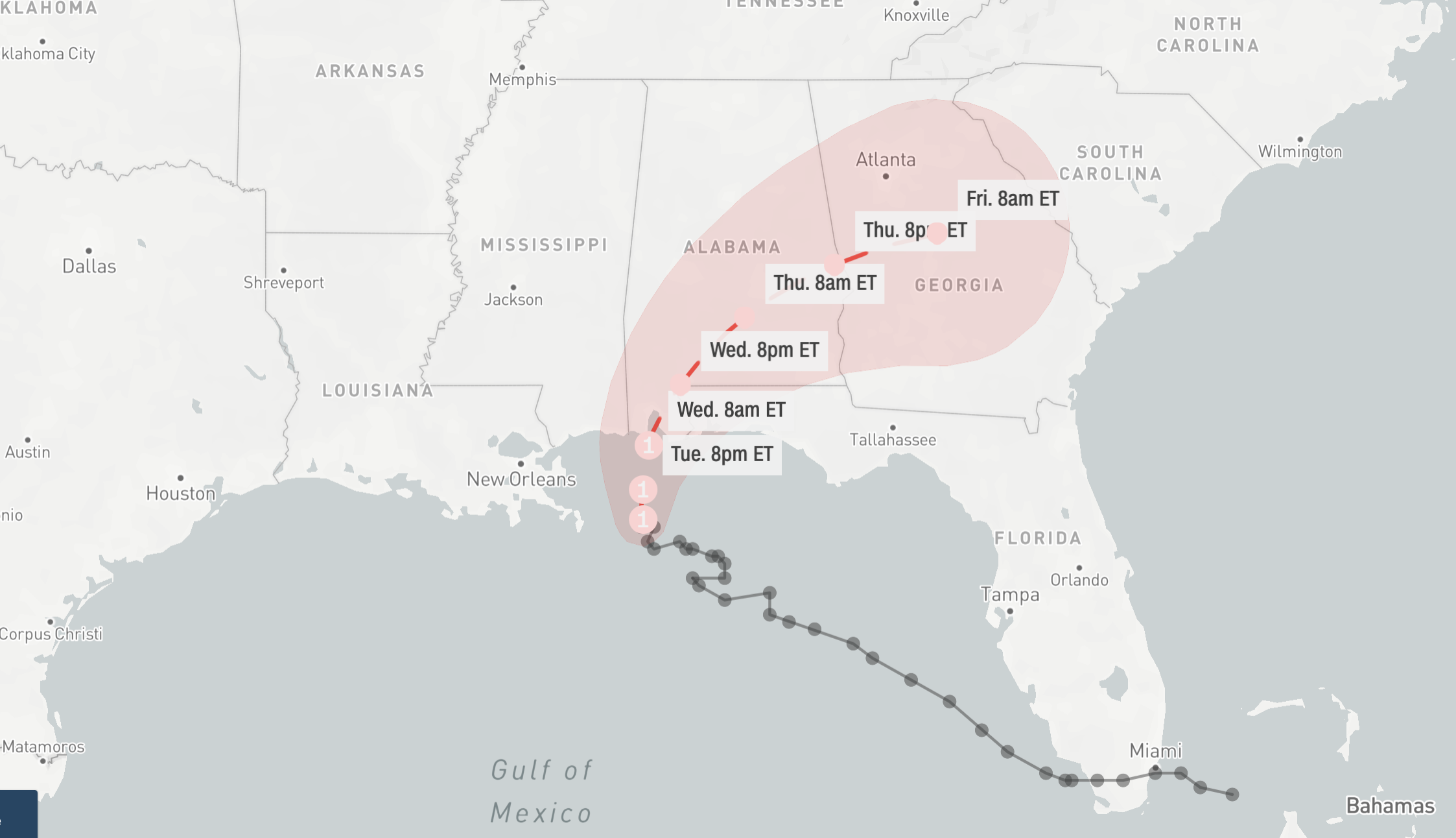 US Gulf Coast braces for up to 30 inches of rain as Hurricane Sally ...