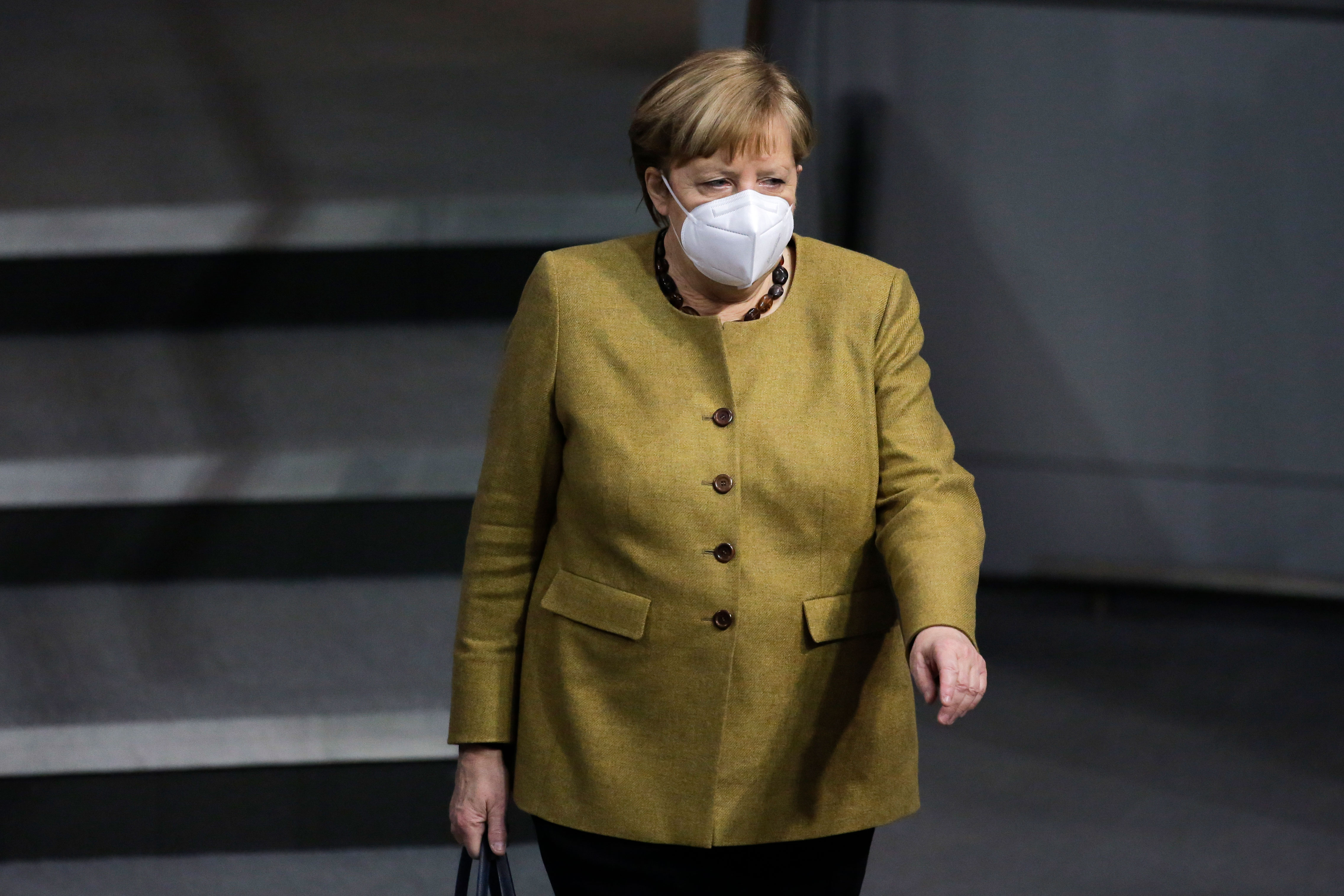 La chancelière allemande Angela Merkel à Berlin le 4 mars.