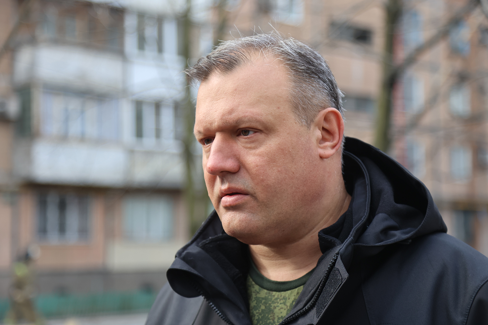 Alexei Kulemzin in Donetsk, Ukraine on March 30.