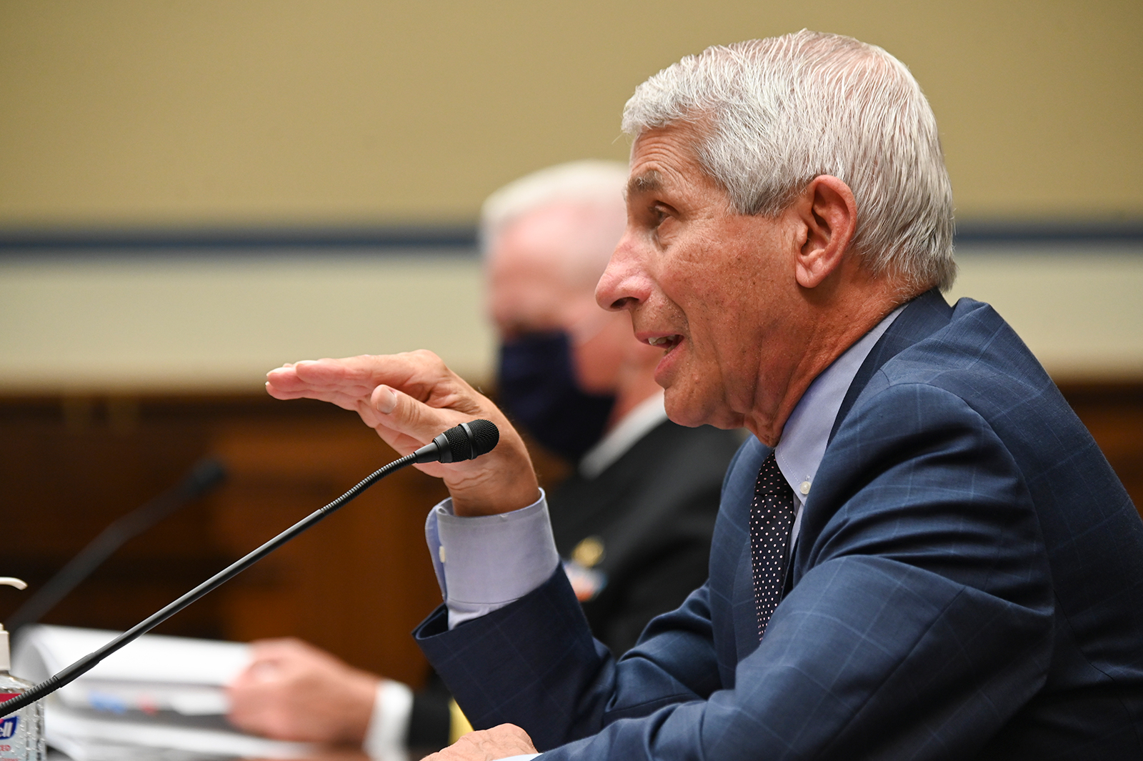 Anthony Fauci, during the Coronavirus Crisis hearing on July 31, in Washington, DC. 