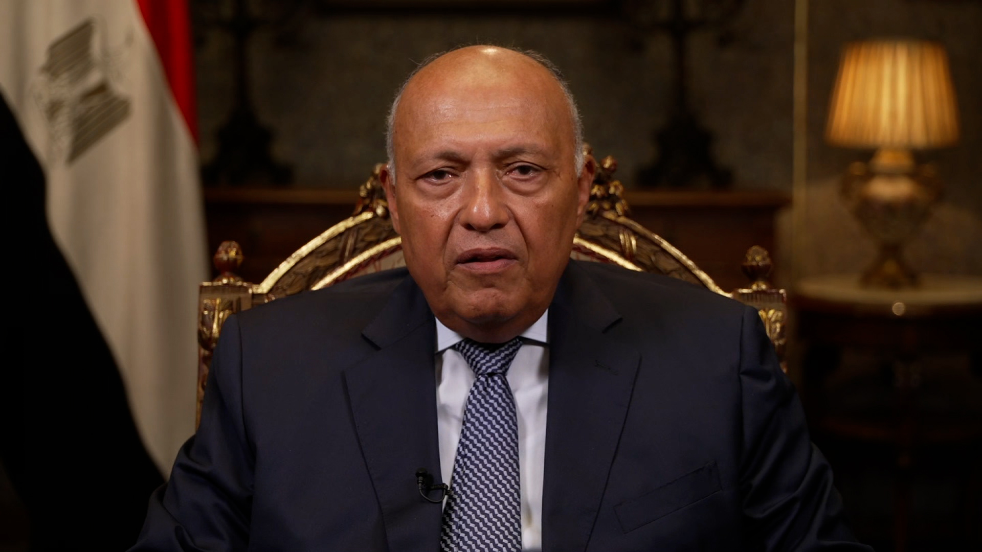 Egyptian foreign minister Sameh Shoukry speaks to CNN's Christiane Amanpour.