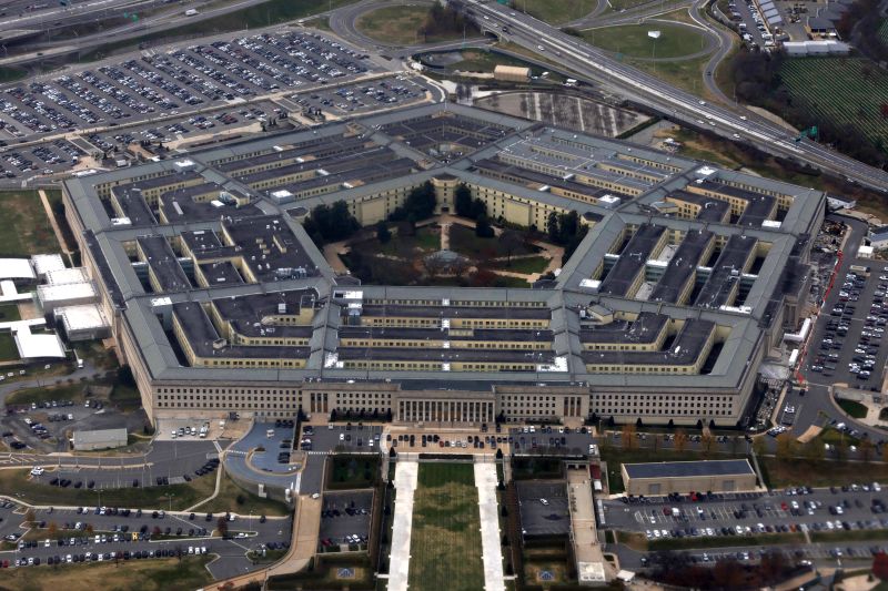 The Pentagon is seen November 29, 2022, in Arlington, Virginia. 