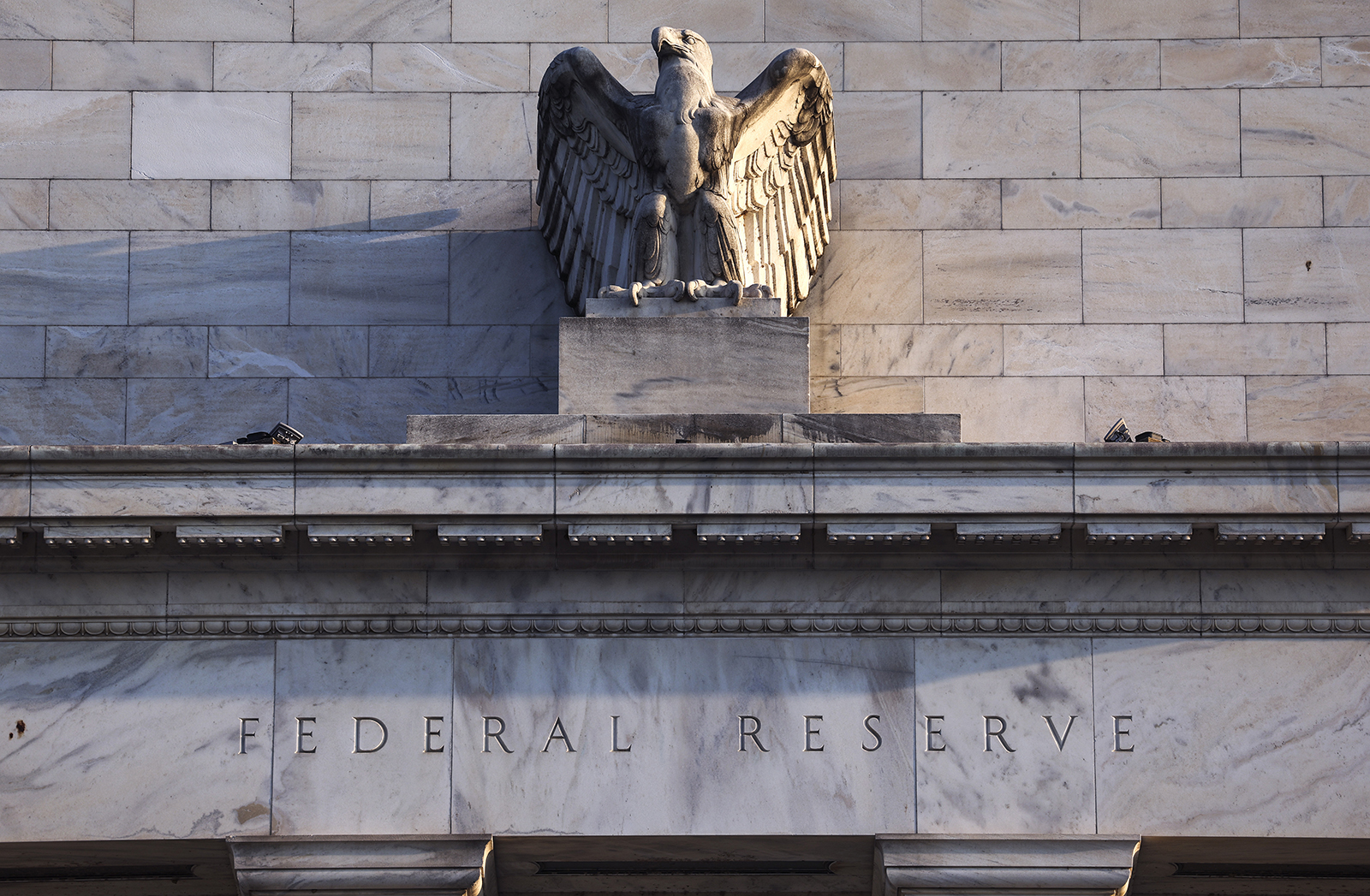 The Marriner S. Eccles Federal Reserve Board Building is seen on September 19, 2022 in Washington, DC.