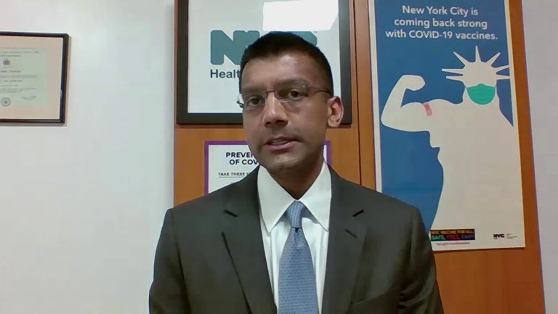 New York City Health Commissioner David Chokshi speaks with CNN on Monday, January 25.