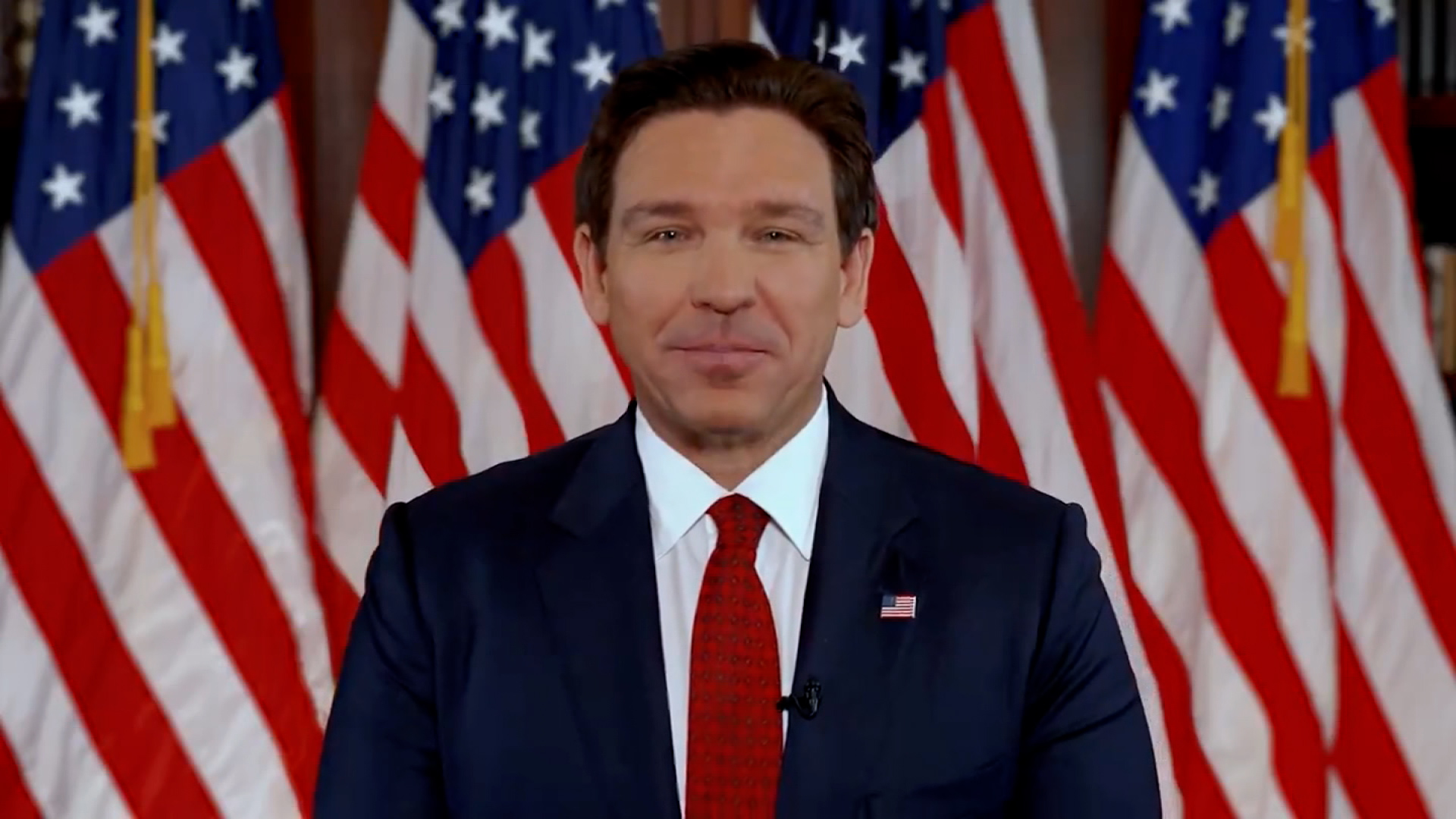 Florida Gov. Ron DeSantis announces he is dropping out of the presidential race in a video posted to X on January 21.