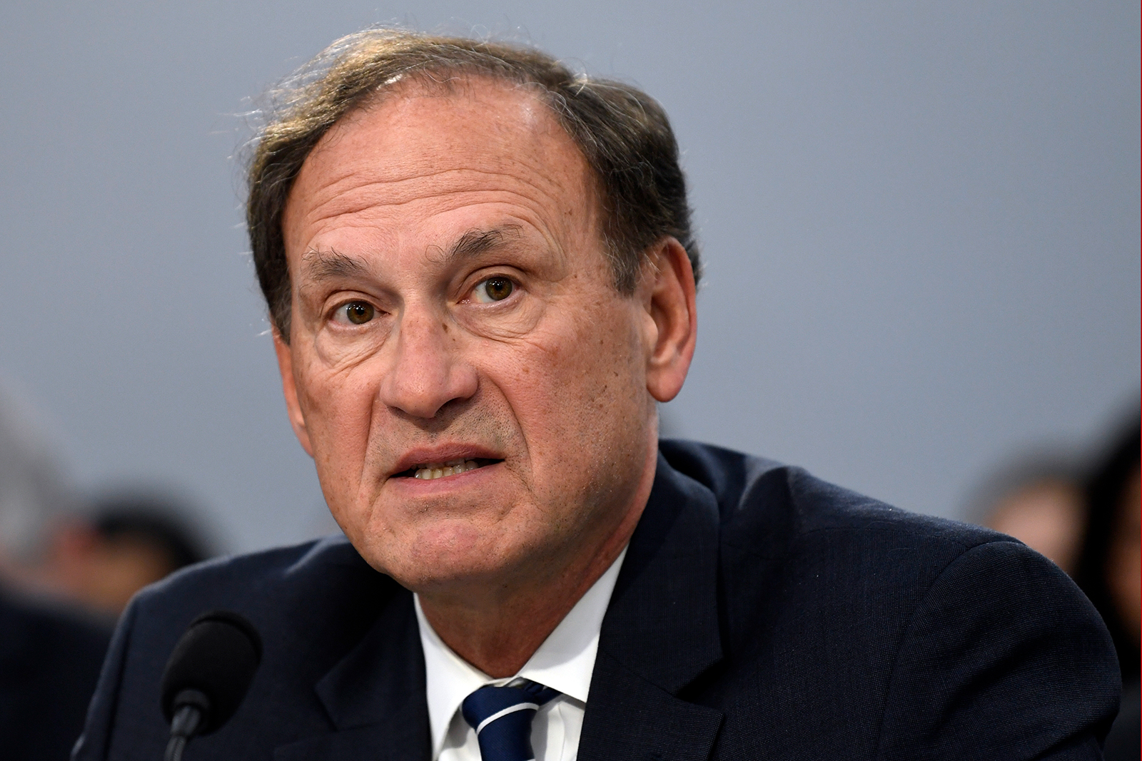 In this file photo, Supreme Court Justice Samuel Alito testifies before the House Appropriations Committee on Capitol Hill in Washington, on March 7, 2019.