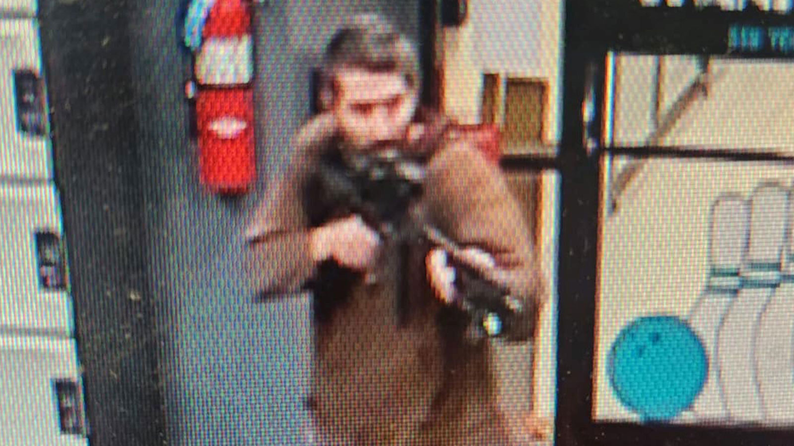 The Androscoggin County Sheriff's Office released an image believed to be the suspect at large. 