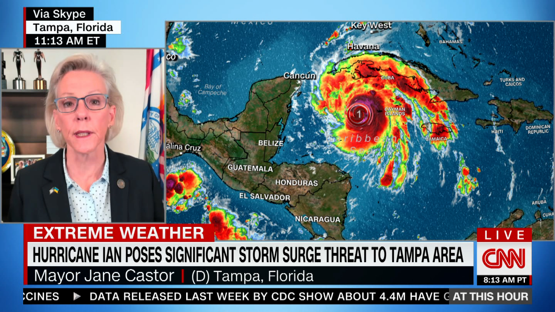Walikota Tampa mengatakan gelombang badai dari Badai Ian bisa berkisar dari “10 sampai 15 kaki, mungkin lebih tinggi.”