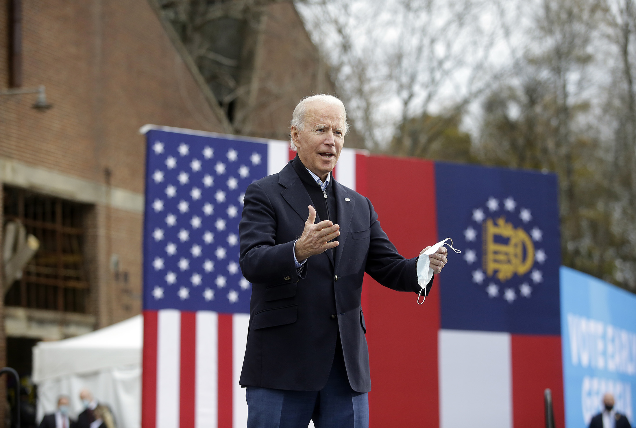 President-elect Joe Biden attends a 