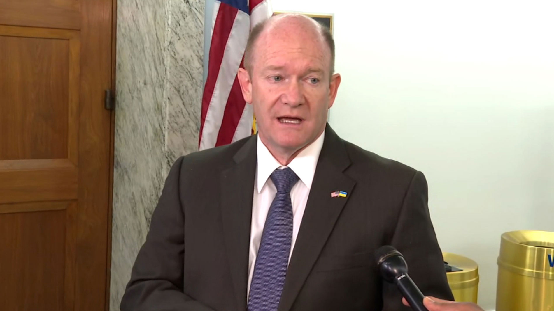 US Sen. Chris Coons said he's “hoping” to get a framework on gun safety legislation by the end of the week.