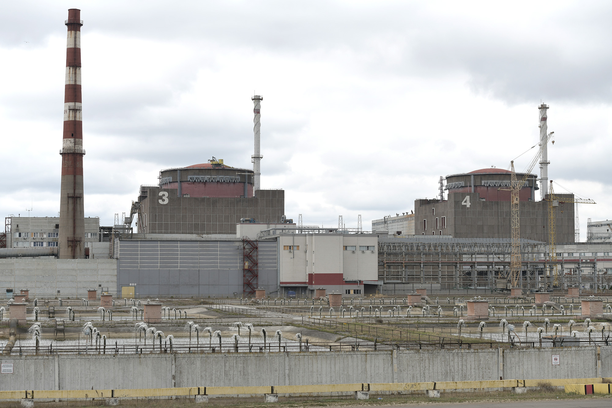 Zaporizhzhia nuclear power plant in Ukraine on March 29.