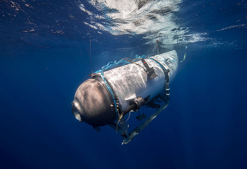 An undated file photo shows the Titan submersible.