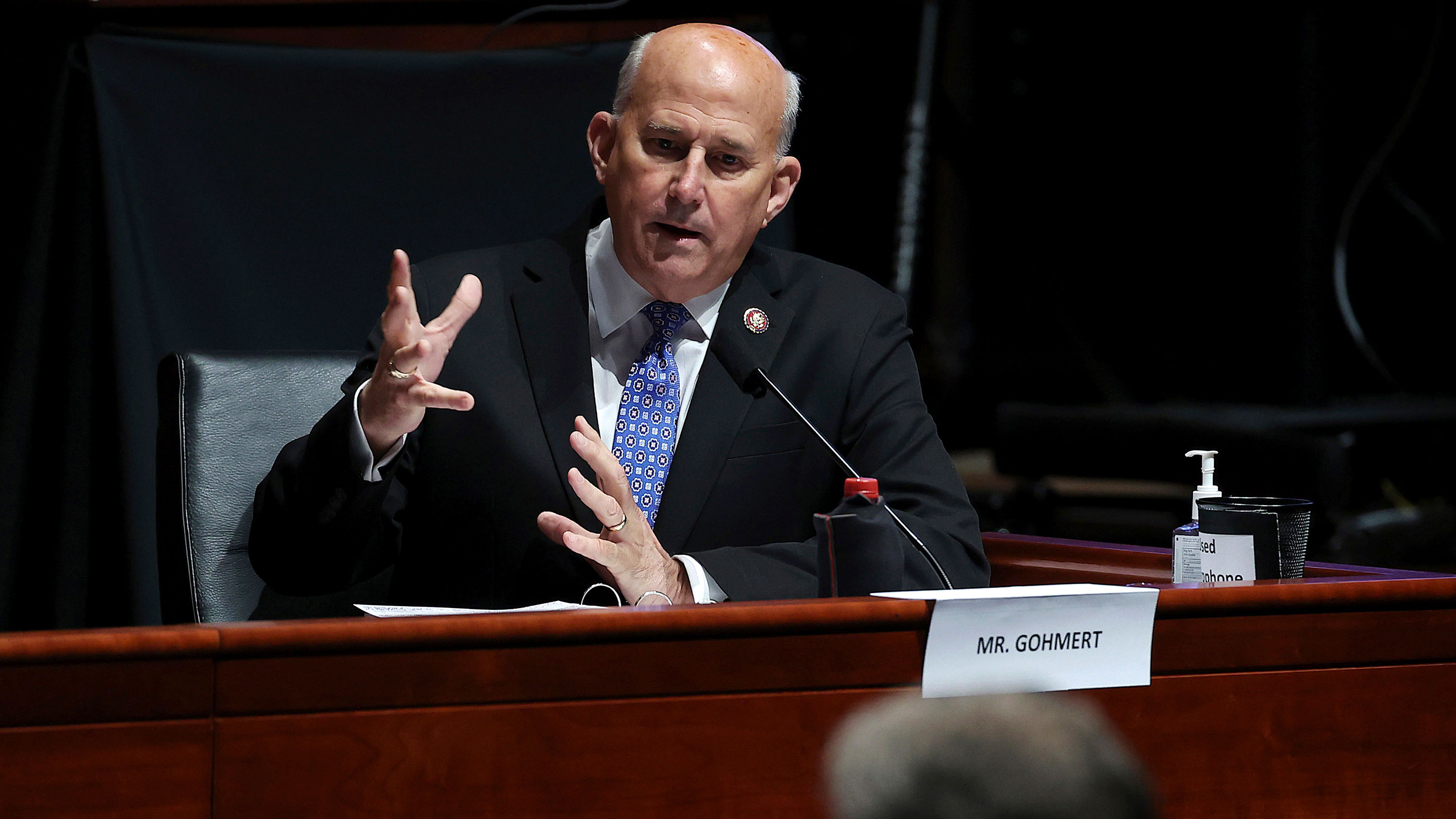 Rep. Louie Gohmert questions Attorney General William Barr during a House Judiciary Committee hearing on July 28.