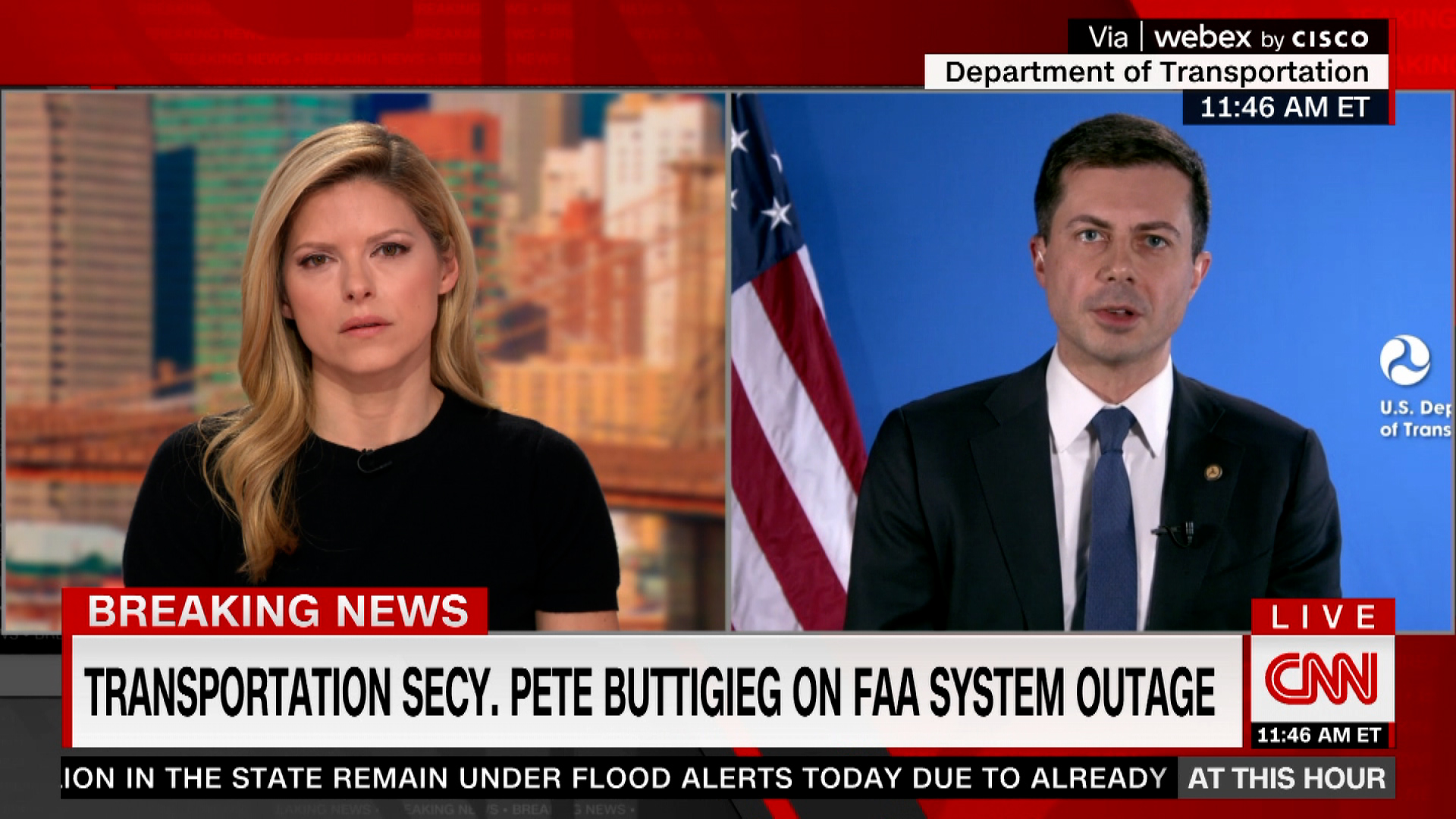 Buttigieg defends FAA’s decision to ground flights after system outage