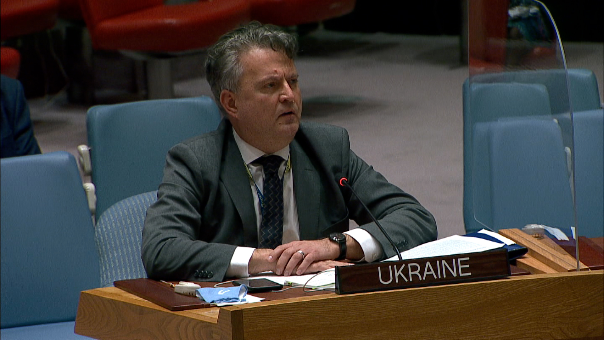 Ukrainian Ambassador to the UN Sergiy Kyslytsya