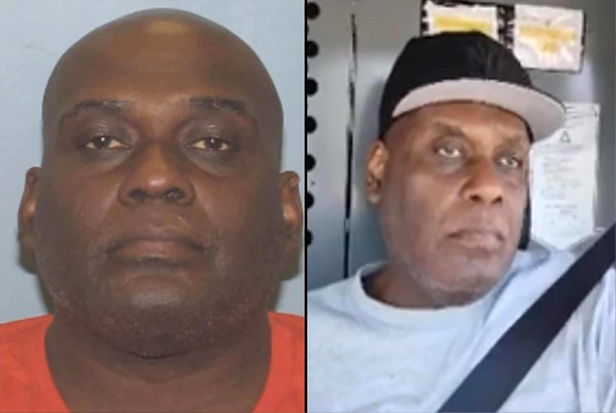 Frank James is seen in these photos shared by the NYPD. 