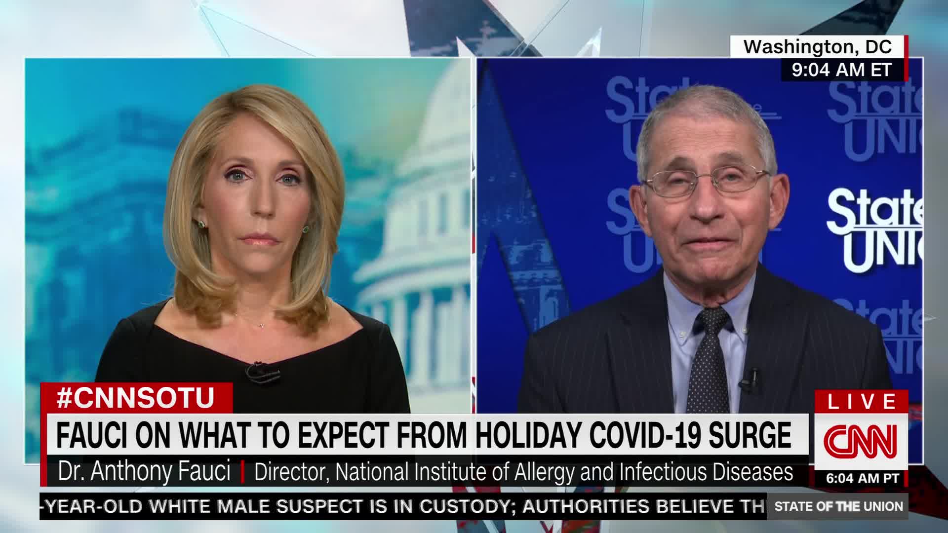 Fauci says he believes the worst will yet come in the pandemic after the holiday season