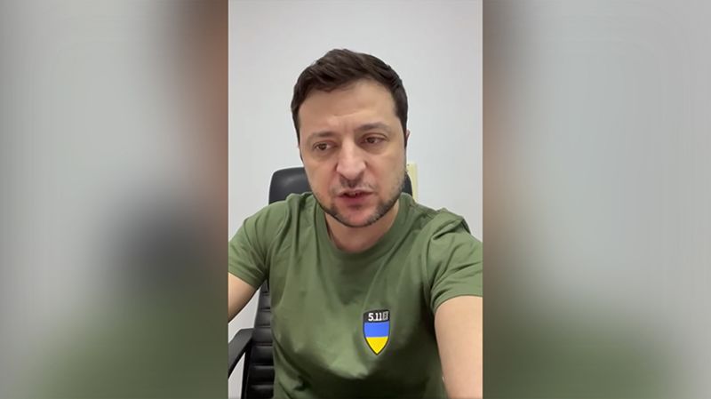 Ukrainian President Volodymyr Zelensky accused Russia of a "nuclear terror attack" after a fire broke out at a nuclear power plant in southern Ukraine.