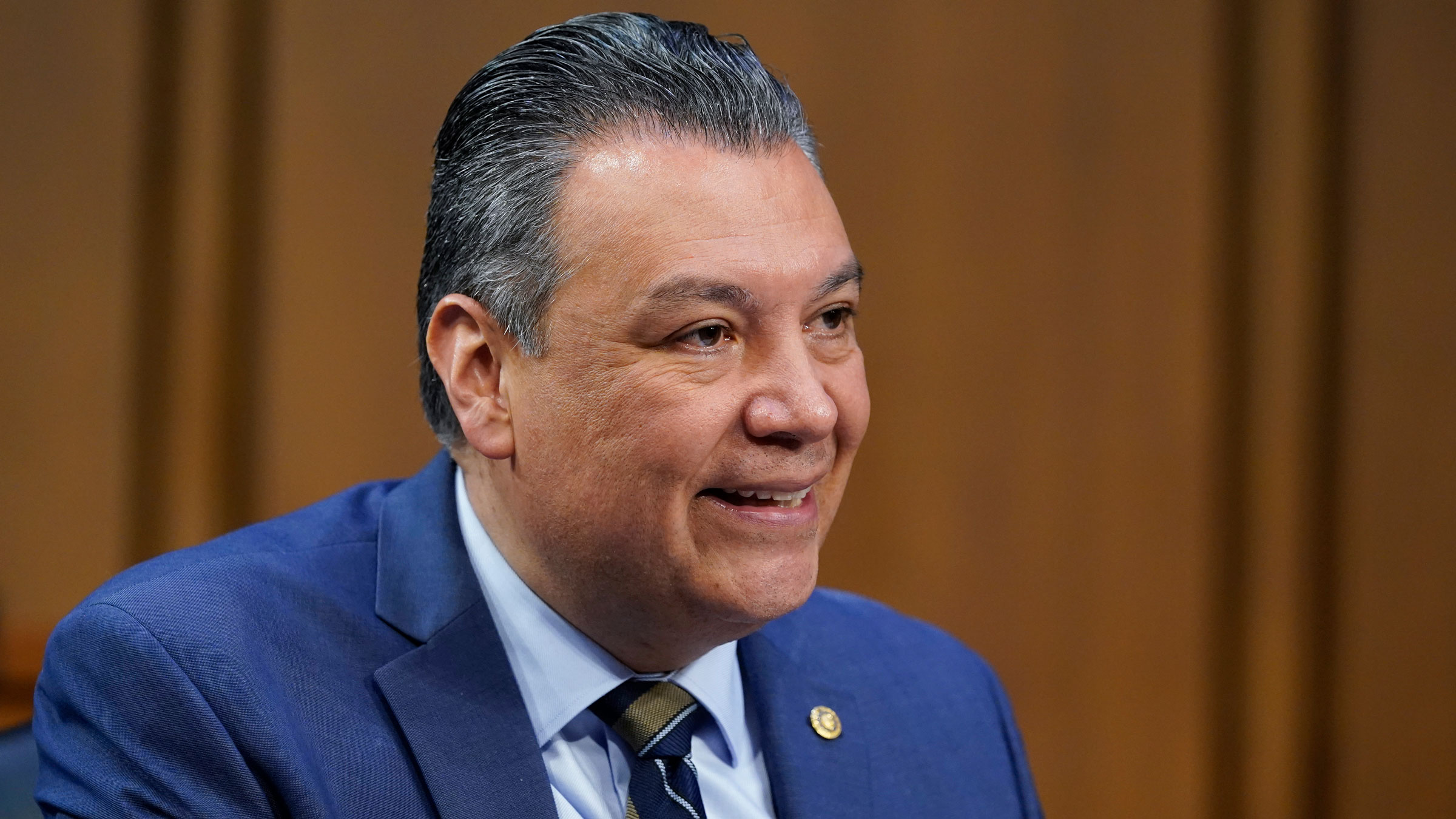 Alex Padilla was appointed by Gov. Gavin Newsom to replace Kamala Harris after she became vice pres