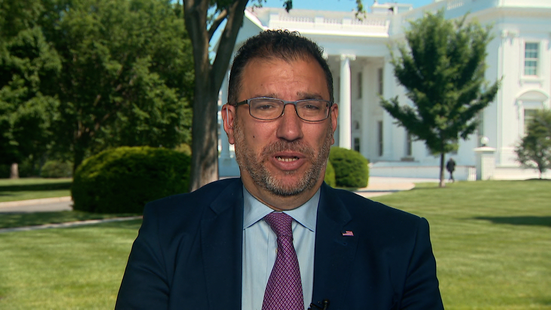 Andy Slavitt, the White House senior adviser on Covid-19 response, speaks during an interview on May 21.