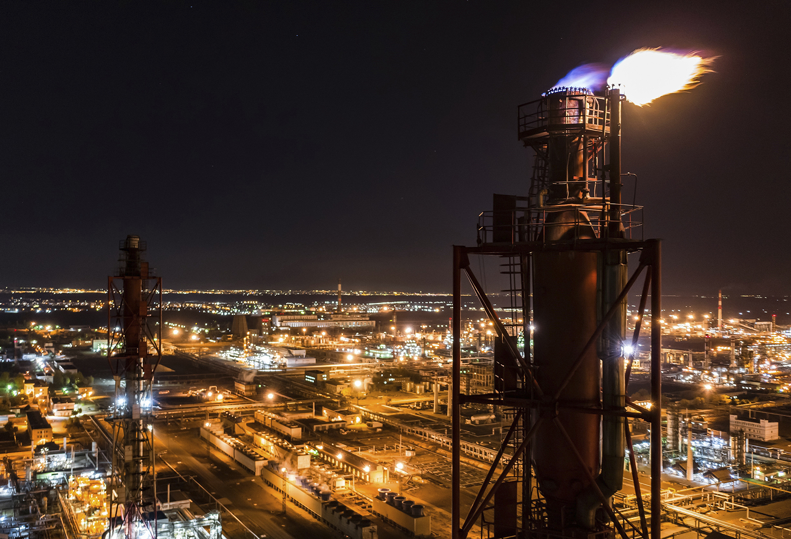 A Lukoil plant in the region of Volgograd, Russia, in October 2021. 