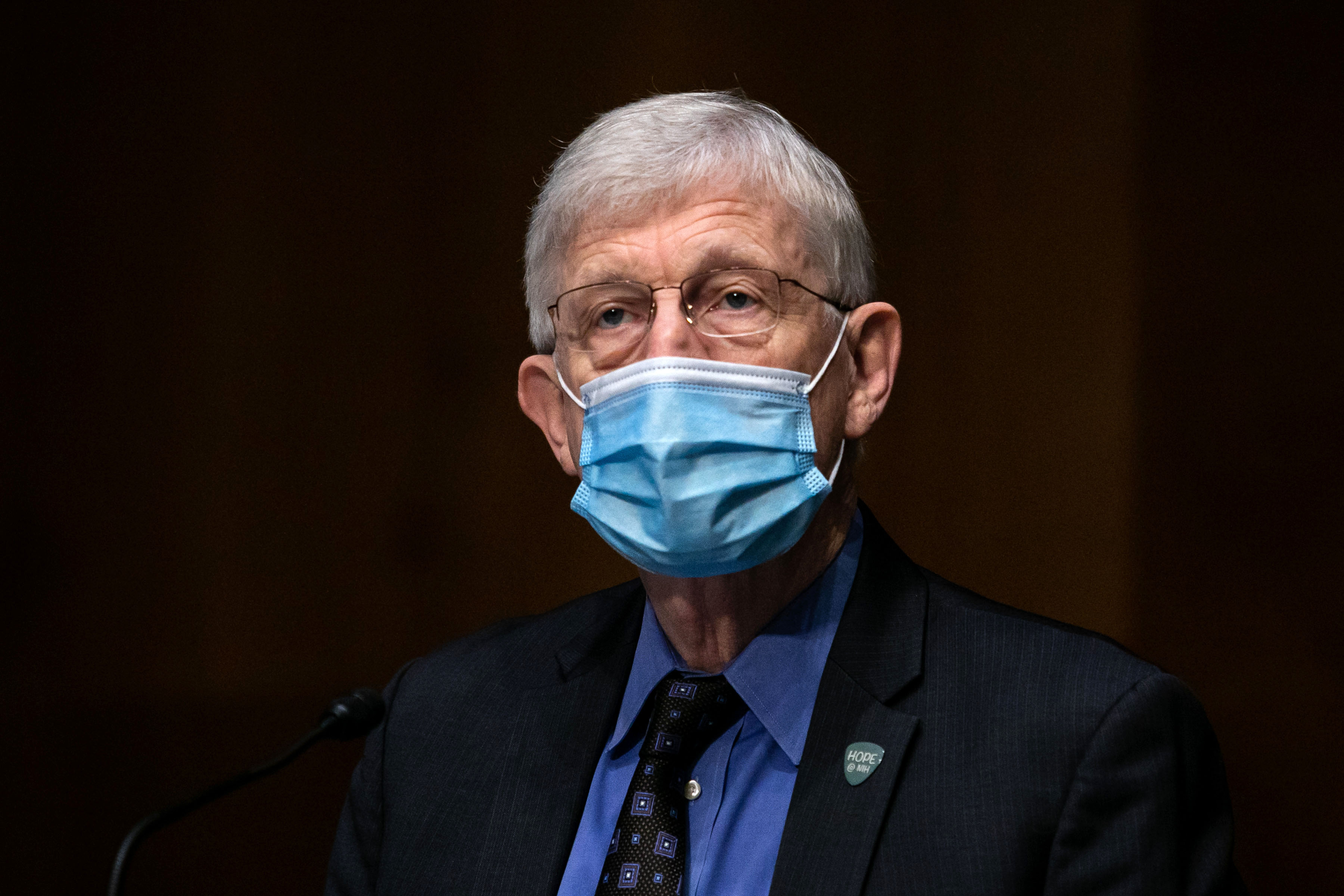 Dr. Francis Collins testifies at a hearing in Washington, DC, on July 2.