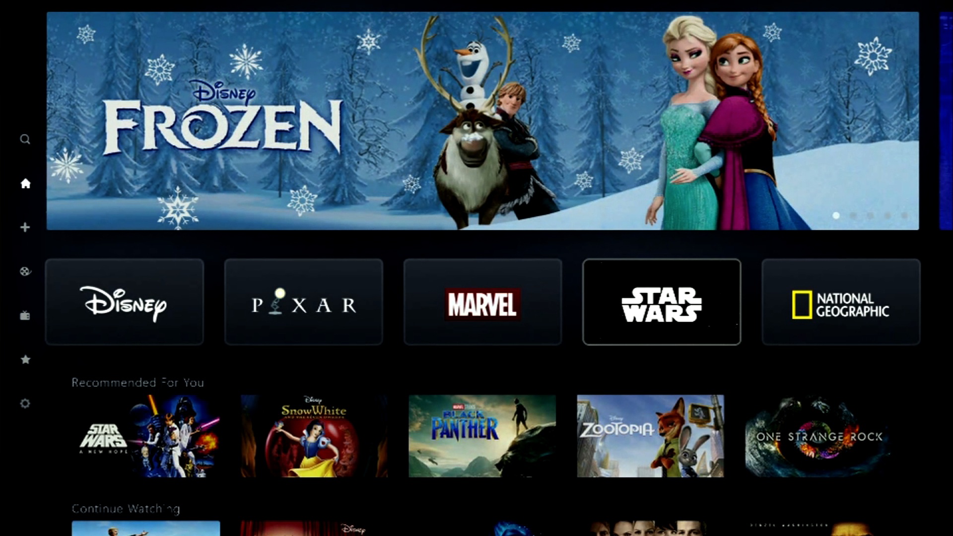 Here's what Disney+ looks like