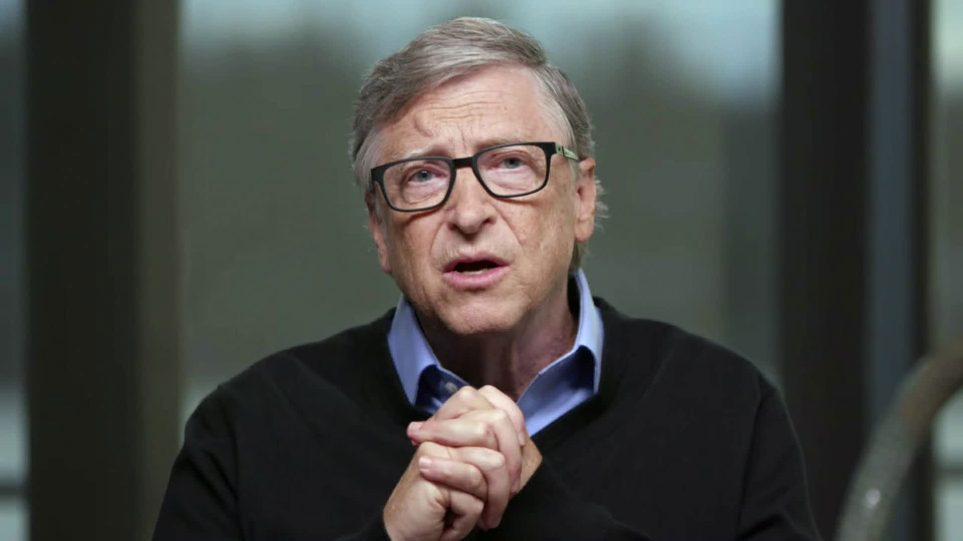 Bill Gates speaks with CNN on Thursday, October 8.