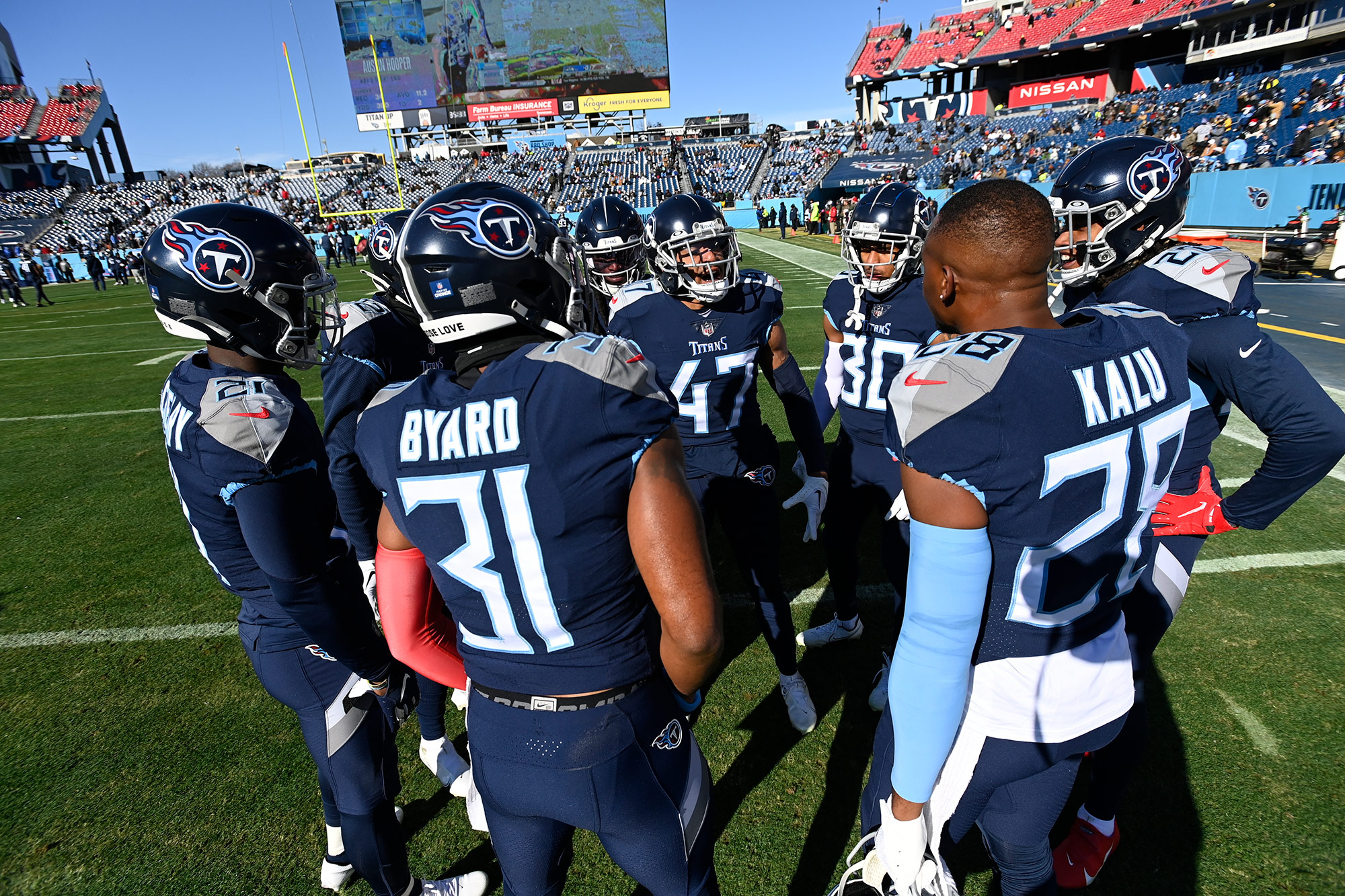 Kickoff for Texans at Titans delayed 1 hour because of cold