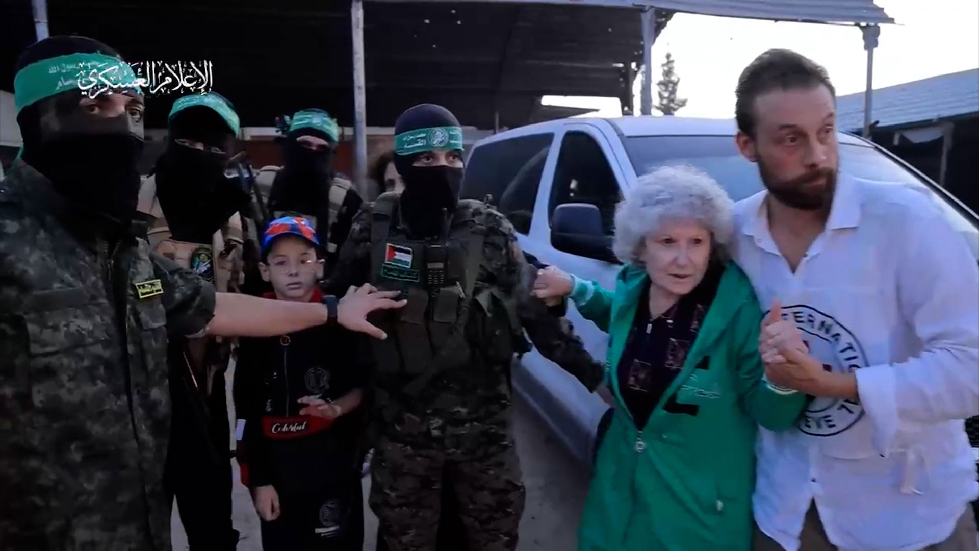 Videos show Hamas hostages