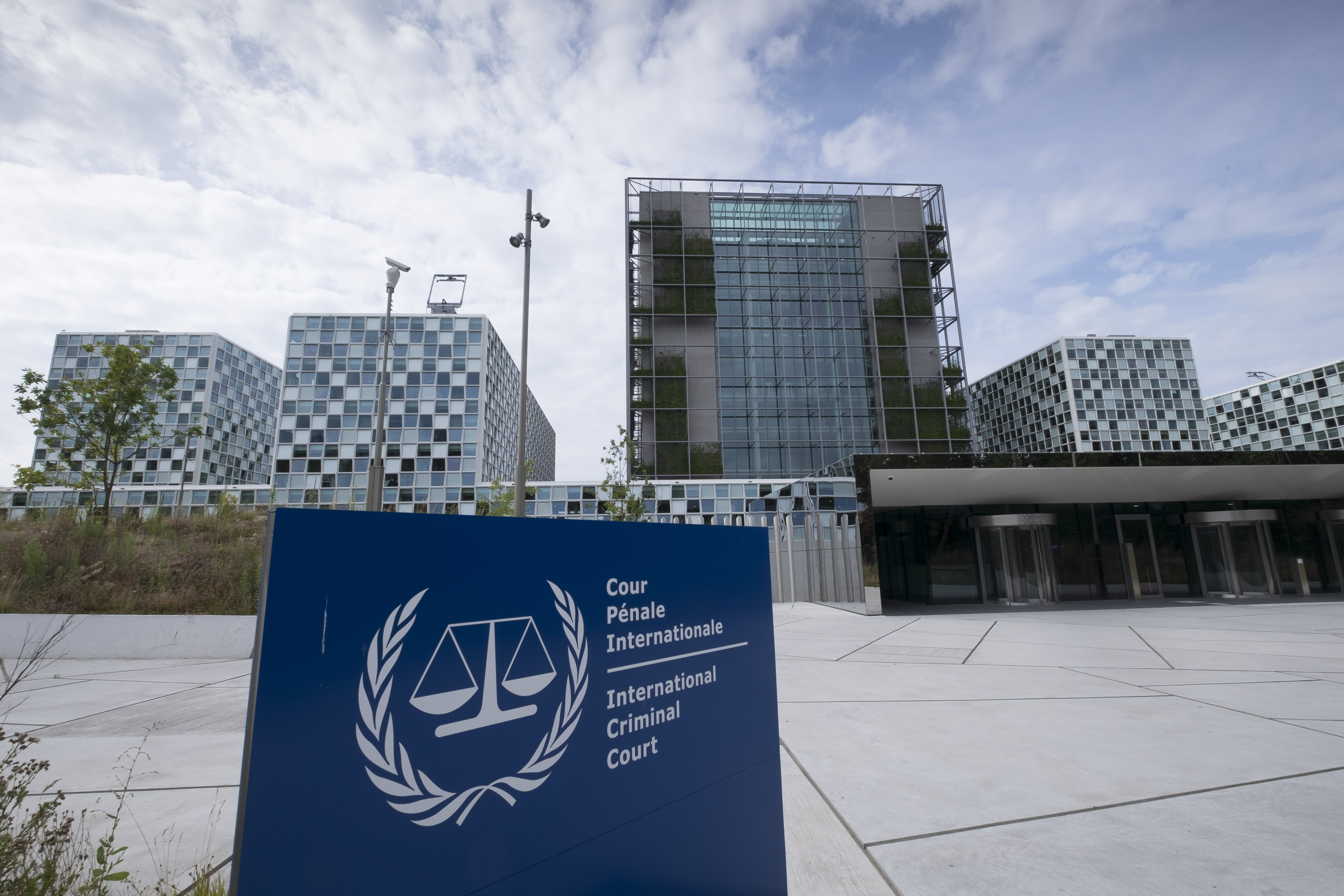 The International Criminal Court building in The Hague on July 30, 2016 in The Hague, The Netherlands. 