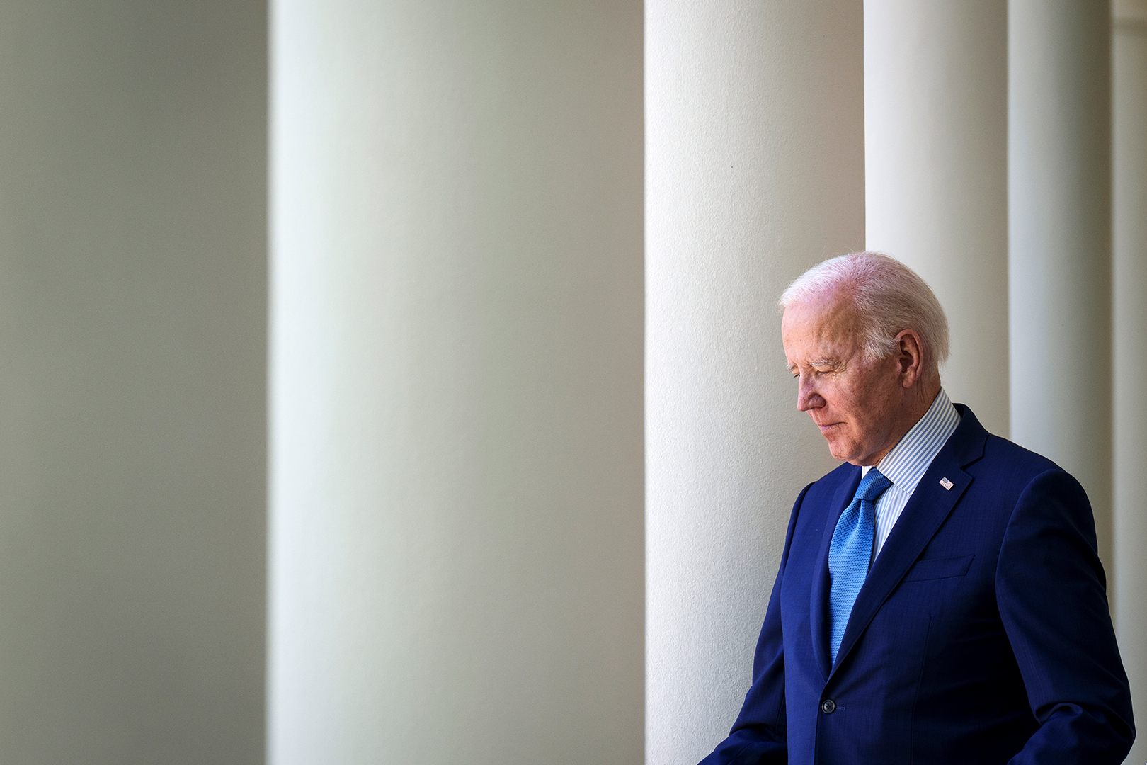 President Joe Biden arrives for an event in the Rose Garden of the White House April 21, 2023 in Washington, DC.