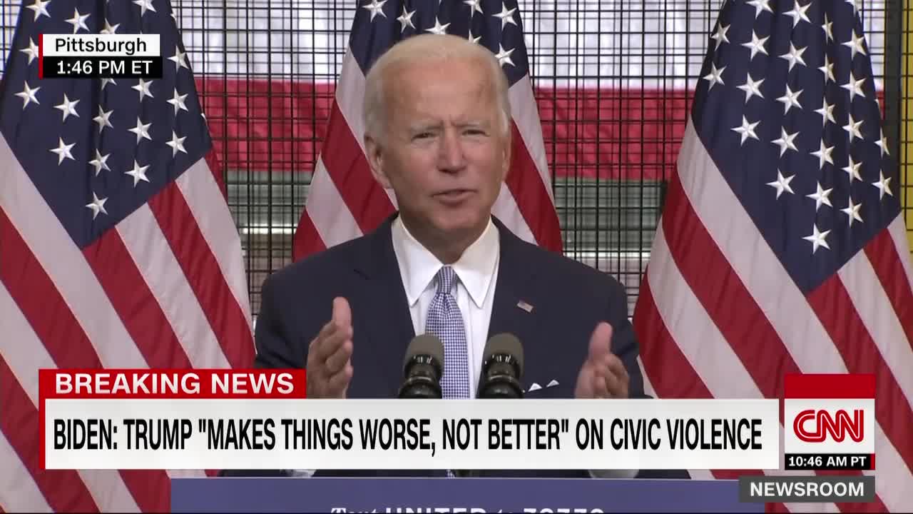 Biden: "Trump Failed To Protect America, So Now He Is Trying To Scare ...