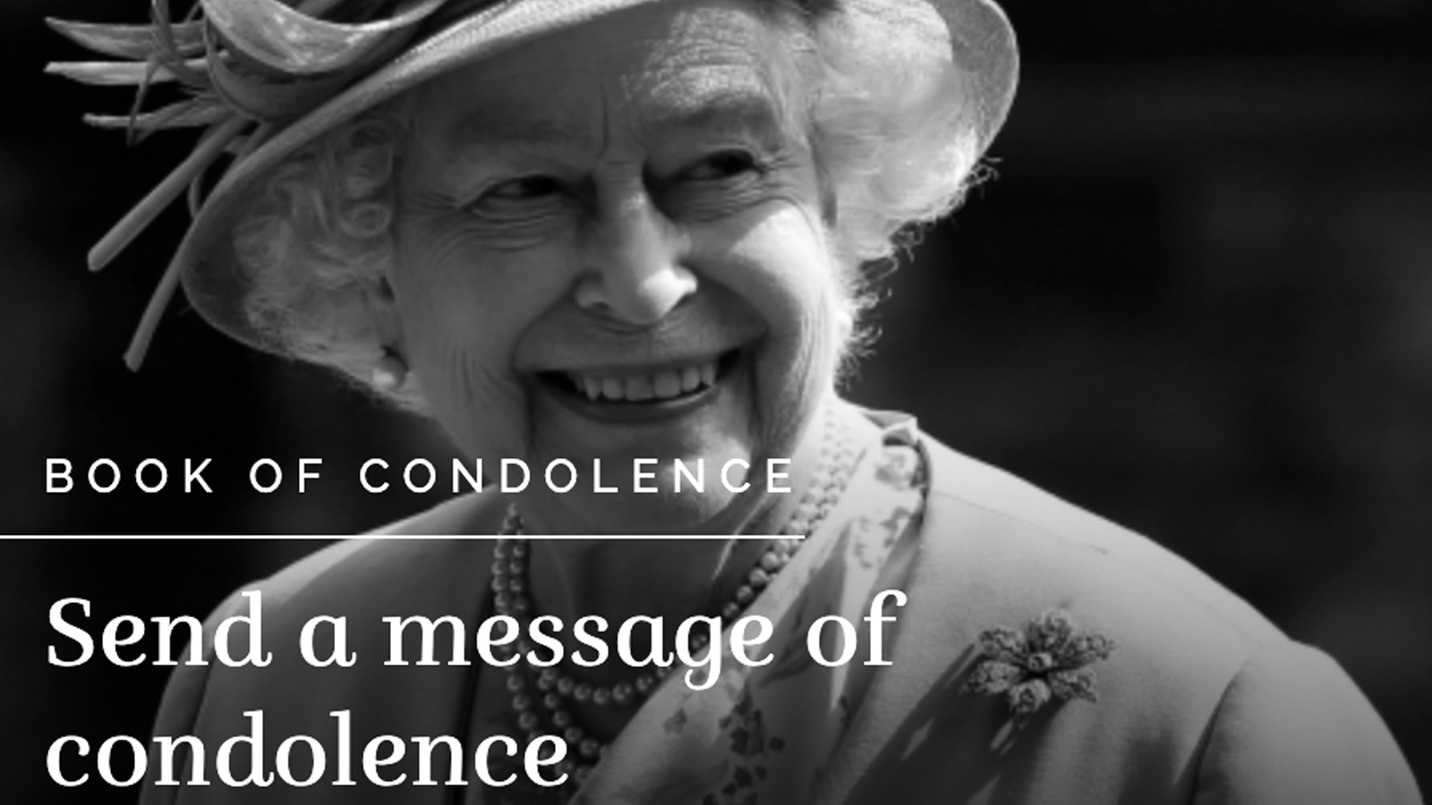 Los sitios web de la realeza británica y el Príncipe de Gales apoyan las cartas de condolencias