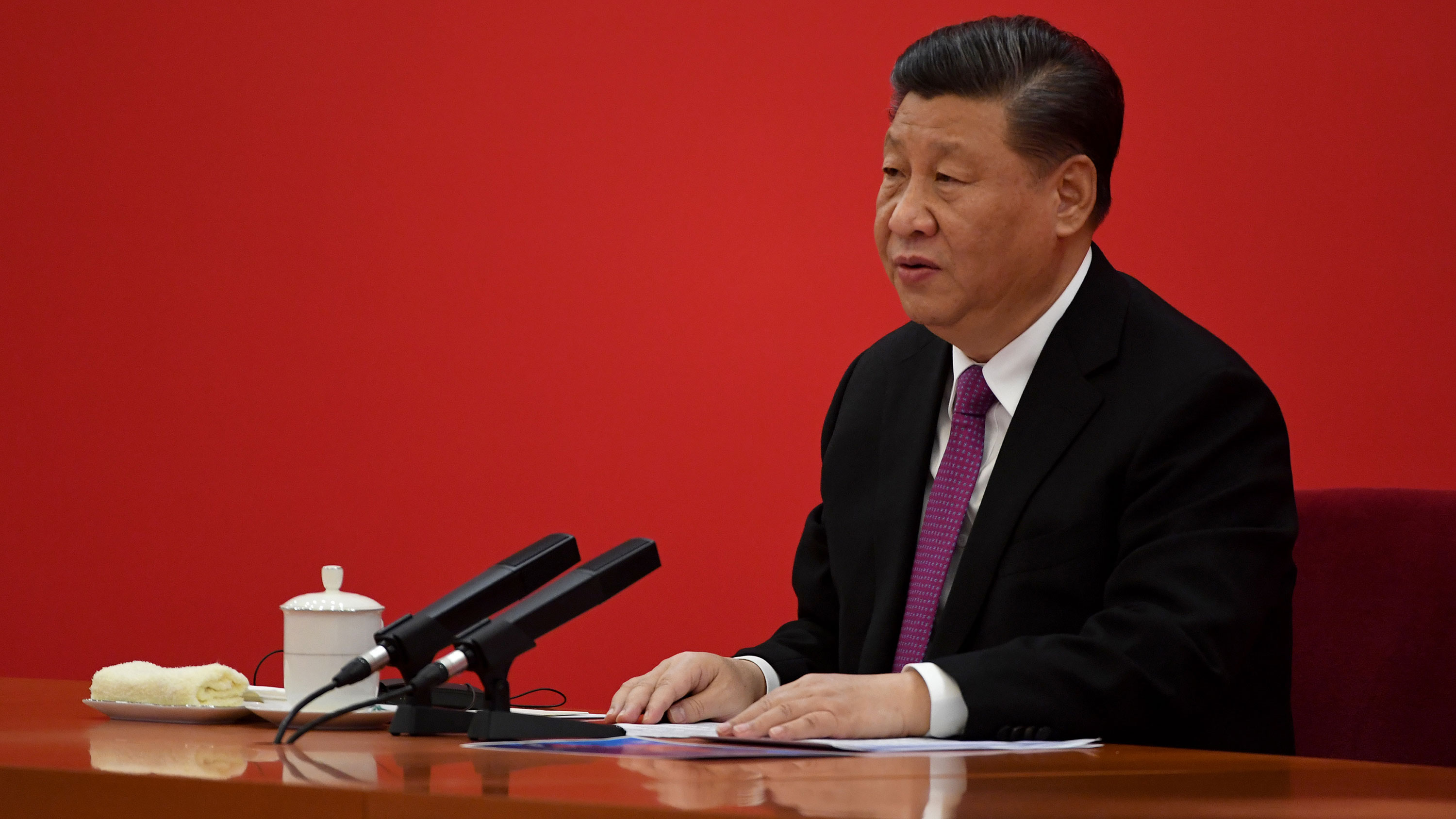 Chinese President Xi Jinping speaks in December 2019.
