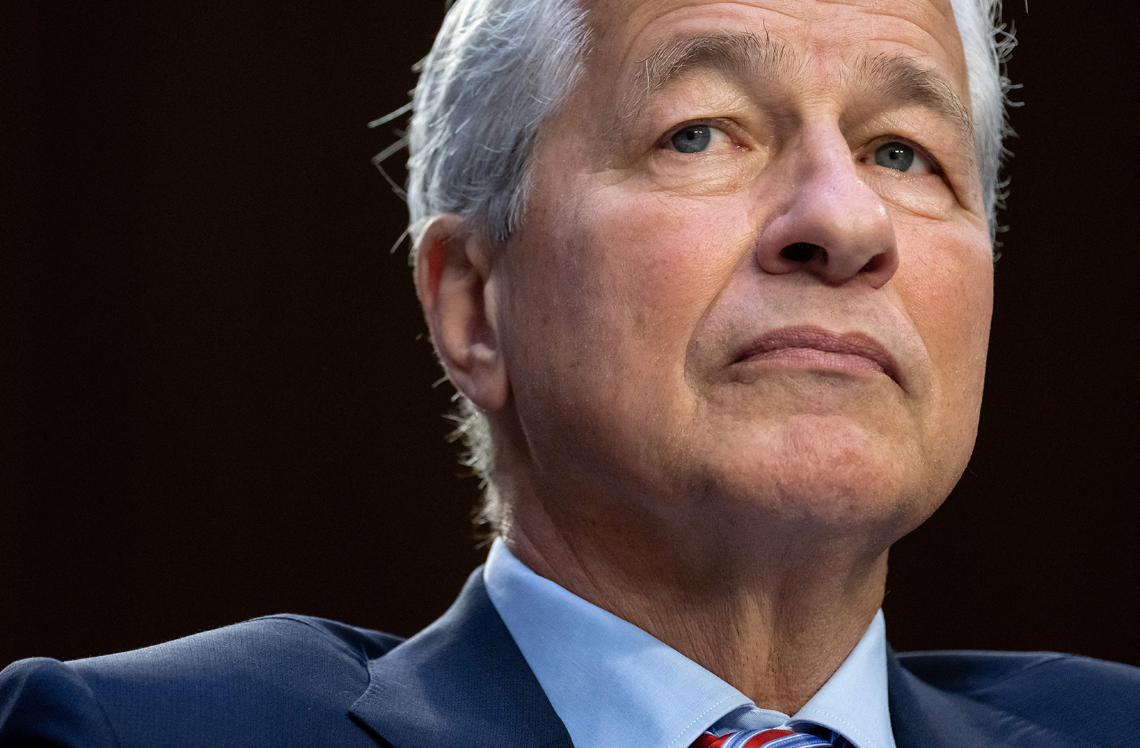 Jamie Dimon pictured during a Senate Banking, Housing, and Urban Affairs Committee Hearing on the Annual Oversight of the Nation's Largest Banks, on Capitol Hill in Washington, DC, in September 2022. 
