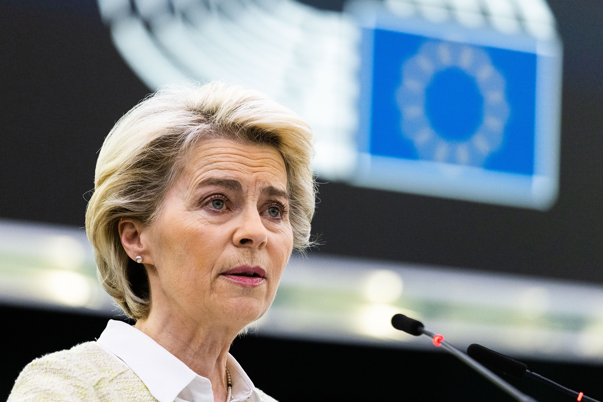 European Commission President Ursula von der Leyen said Wednesday the measures would form part of a sixth round of sanctions against Russia over its invasion of Ukraine.